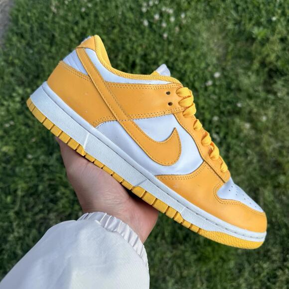 Nike Dunk Low Laser Orange W White Leather DD1503-800 10.5W / 9M